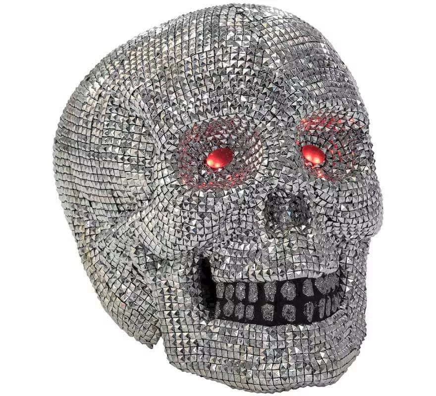 Calavera con Ojos rojos y Luz 39x48 cm