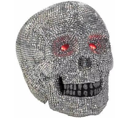 Calavera con Ojos rojos y Luz 39x48 cm