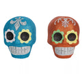 Calavera de Catrina Purpurina surtidos de 17X16 cm