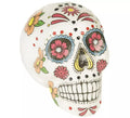 Calavera Día de Los Muertos colorida de 19 cm