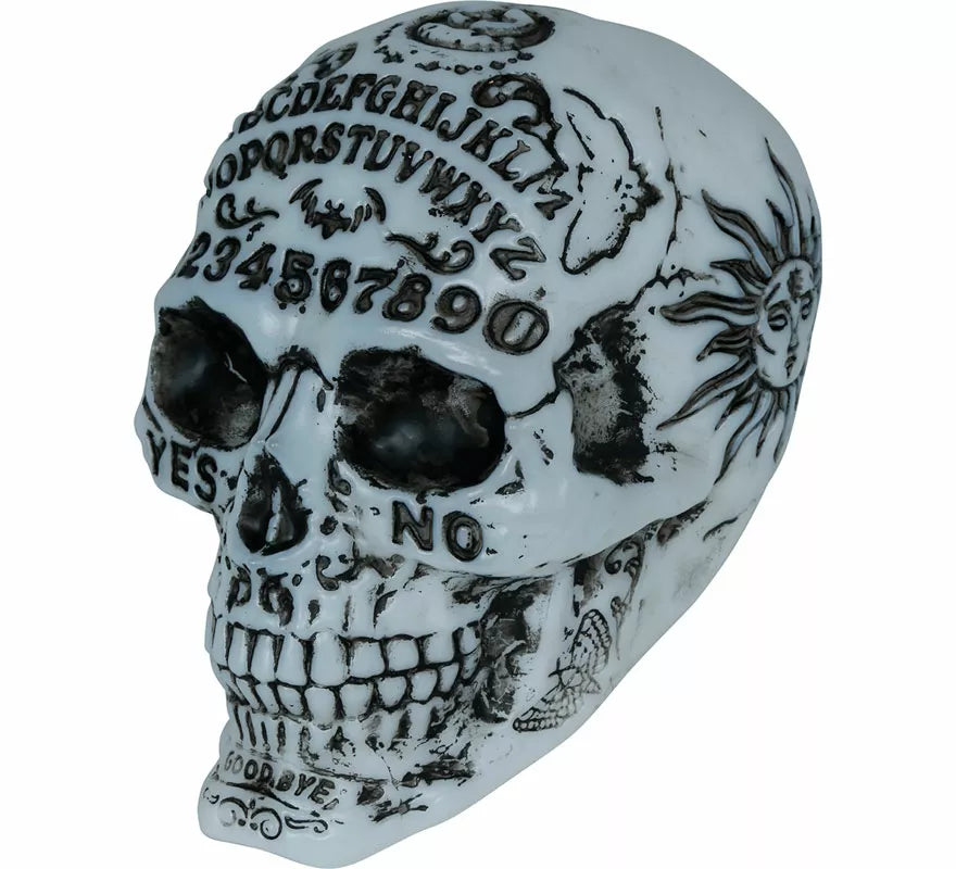 Translation missing: en.Calavera Ouija Decorada con Luz de 20 cm