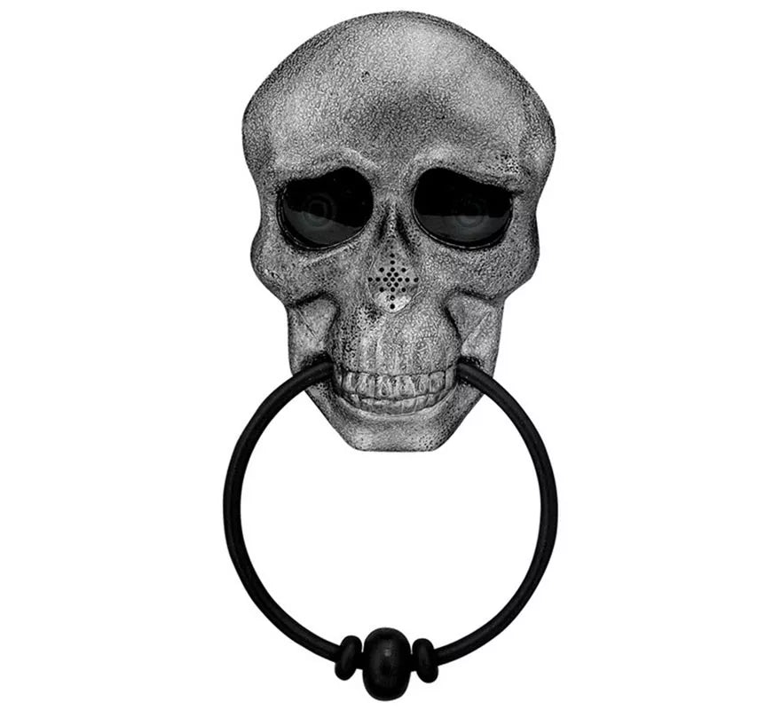 Translation missing: en.Calavera para Puerta con Ojos Animados y Voz Espeluznante