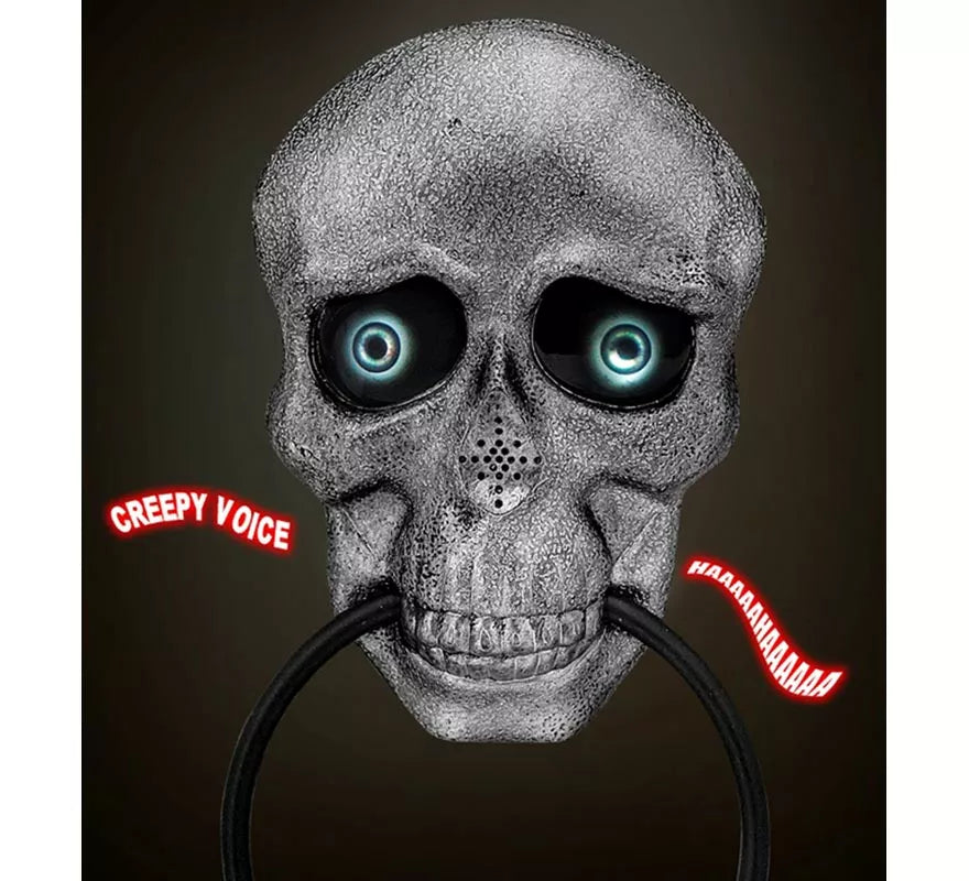 Translation missing: en.Calavera para Puerta con Ojos Animados y Voz Espeluznante