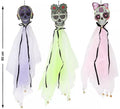 Calaveras colgantes de 60 cm en 3 modelos surtidos