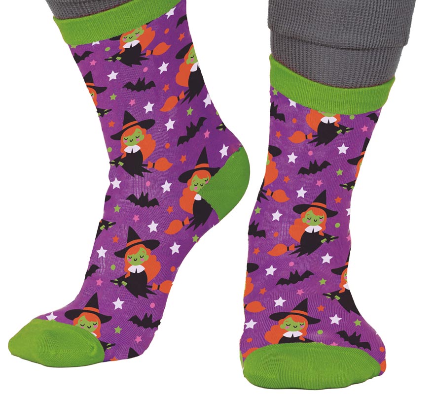 Translation missing: en.Calcetines de Brujas para Halloween en números del 22 al 48