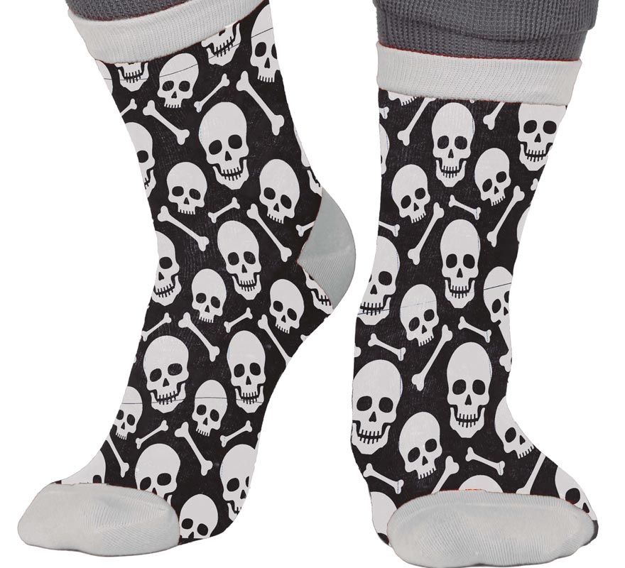 Translation missing: en.Calcetines de Calaveras para Halloween en números del 22 al 48