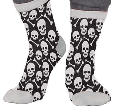 Halloween Skull Socks in sizes 22 to 48
