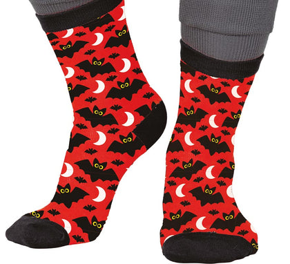 Calcetines de Murciélago para Halloween en números del 22 al 48