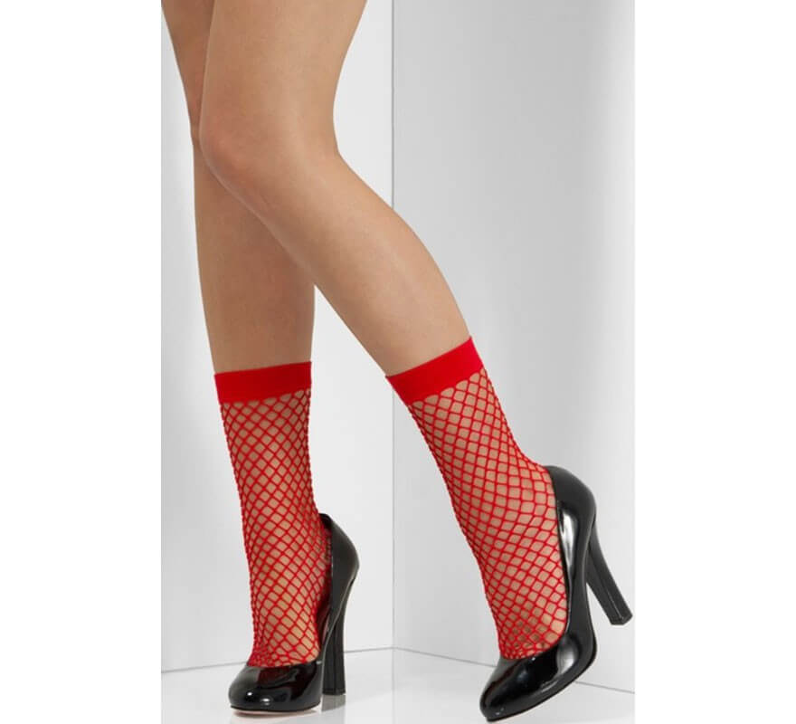 Translation missing: en.Calcetines de Rejilla Rojos