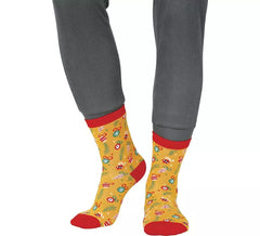 Christmas Socks Ornaments and Leaves Size 28-35 Children