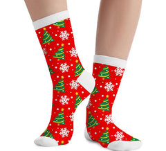 Christmas Socks Christmas Tree Size 22-28 Kids