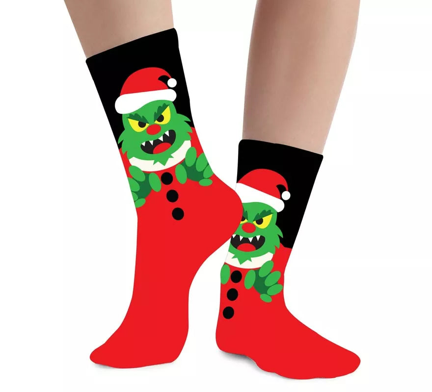 Translation missing: en.Calcetines Navideños de Monstruo Verde