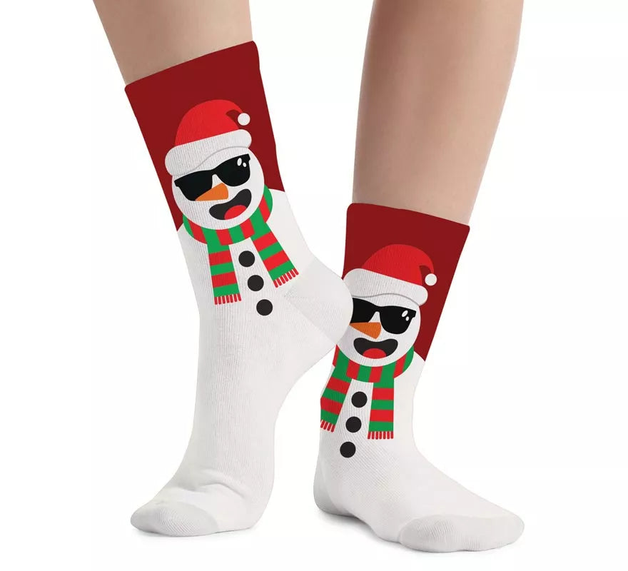 Translation missing: en.Calcetines Navideños de Muñeco de Nieve