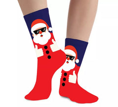 Santa Claus Christmas Socks