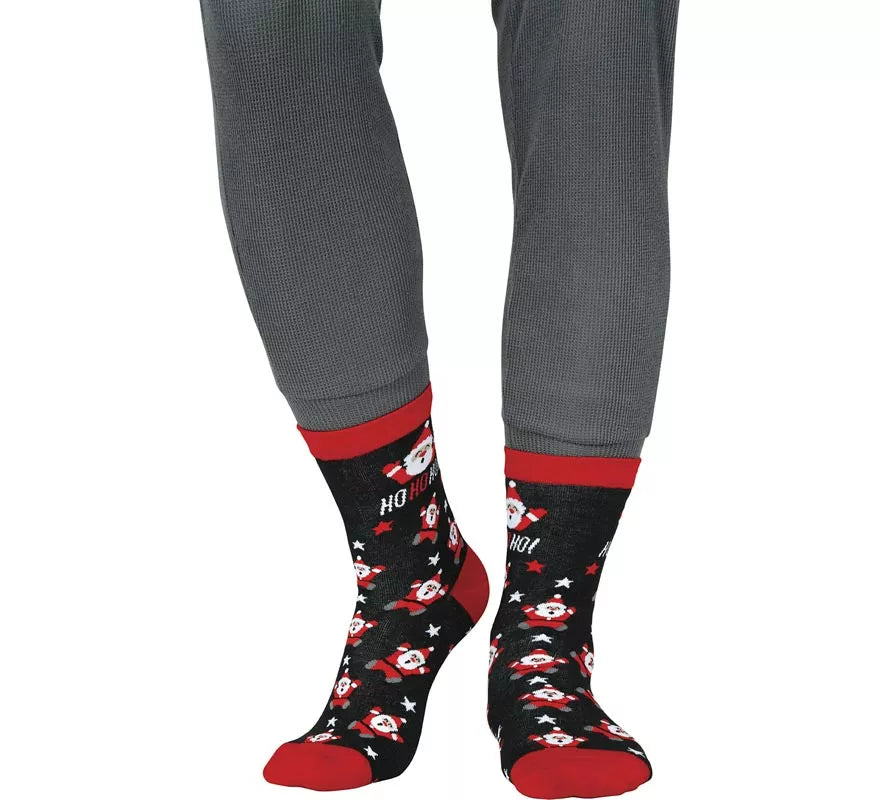 Calcetines Navideños Ho Ho Ho en números del 22 al 48