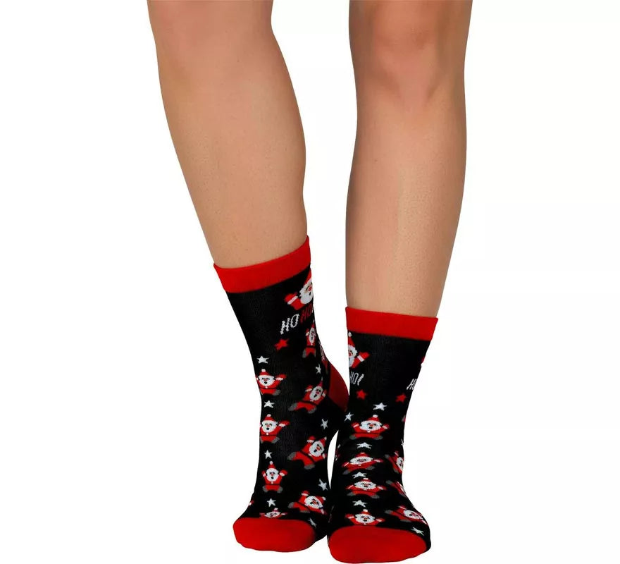 Calcetines Navideños Ho Ho Ho en números del 22 al 48