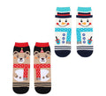 Calcetines Navideños Oso y Muñeco de nieve en modelos surtidos adulto