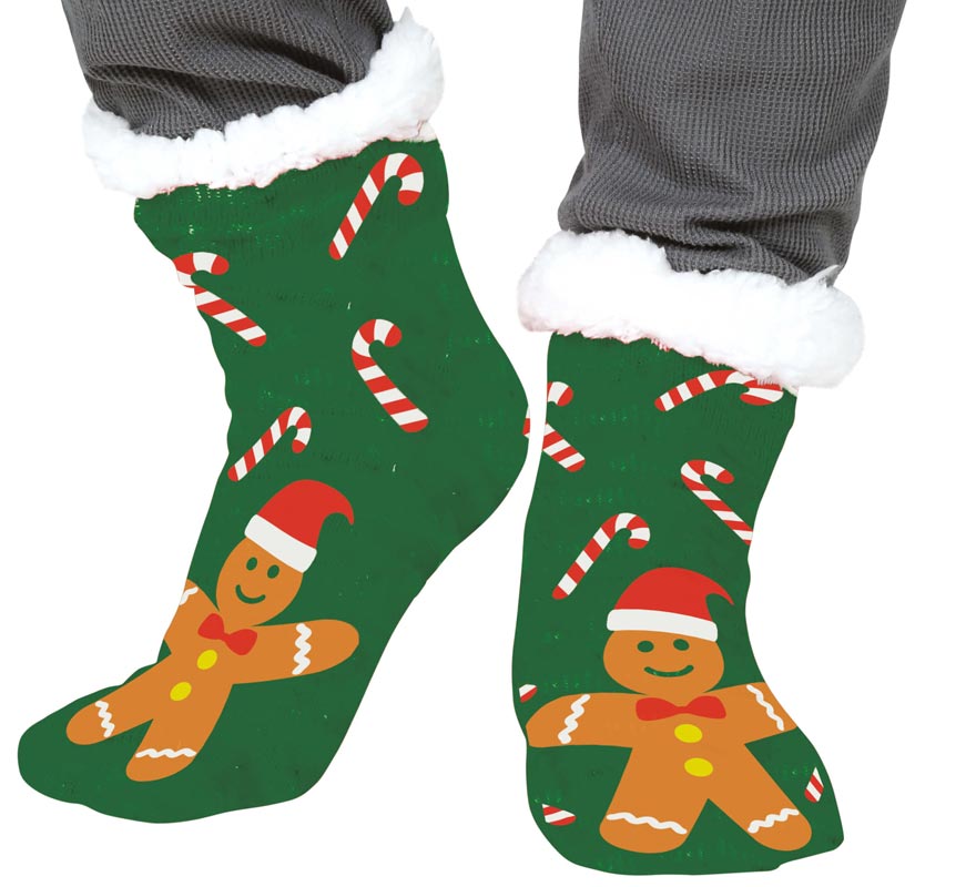Calcetines Térmicos de Galleta Jengibre