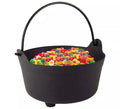 Caldera negra 24 cm para decoración de Halloween