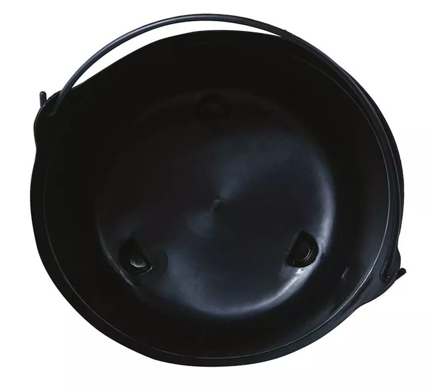 Caldera negra 24 cm para decoración de Halloween
