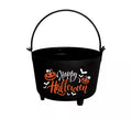 Caldero Calabaza Happy Halloween de 24x23x15 cm