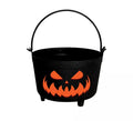 Caldero Calabaza malvada negra de 24x23x15 cm