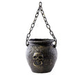 Caldero Calavera negro de 26x26x50 cm
