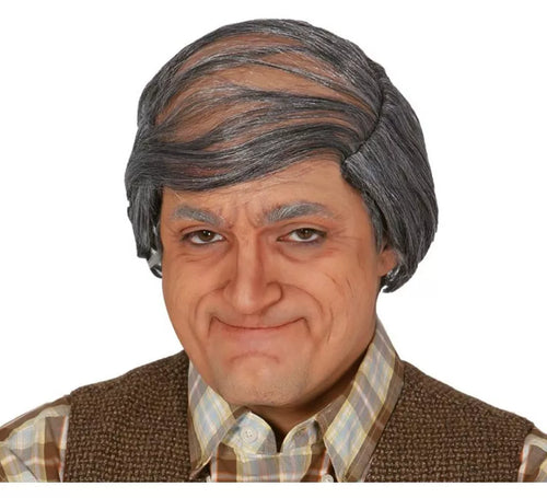 Calva con pelo de abuelo o viejo