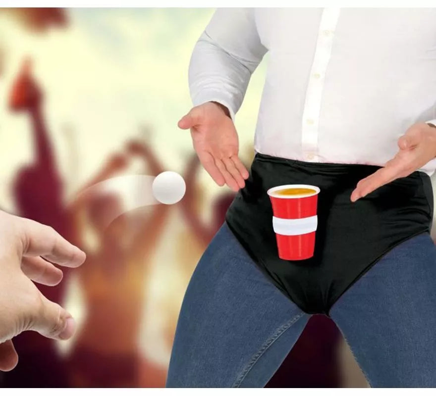 Calzoncillos negro Ping-Pong Beer adulto