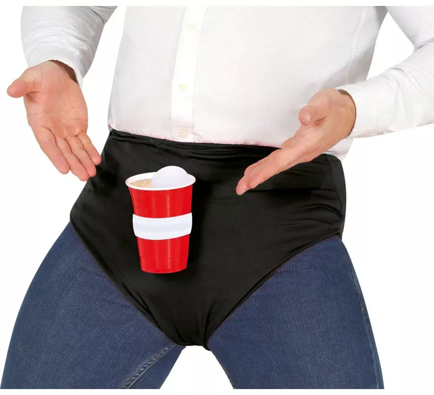 Translation missing: en.Calzoncillos negro Ping-Pong Beer adulto