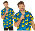 Camisa azul Patos de Goma adulto