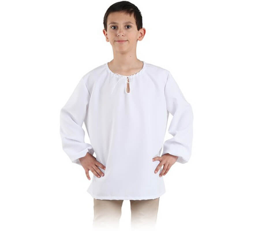 Translation missing: en.Camisa Blanca Medieval para niño