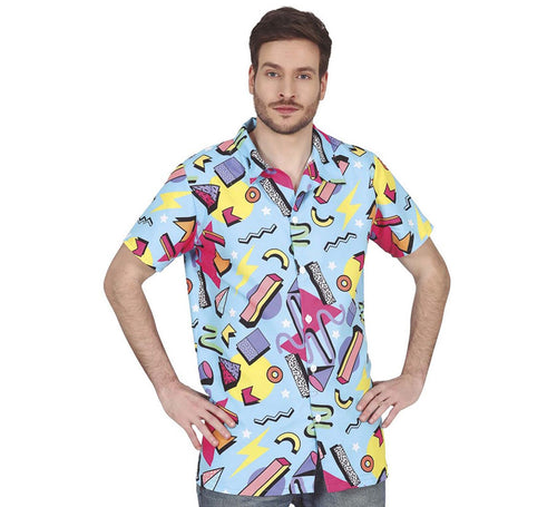 Camisa Clara de los Años '80 para Adulto