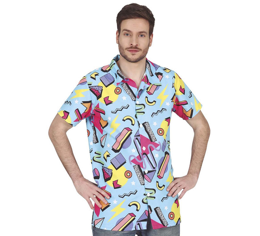Camisa Clara de los Años '80 para Adulto