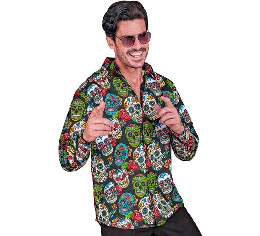 Translation missing: en.Camisa Día de Los Muertos para hombre