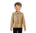 Camisa Disco Bling dorada para niño