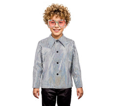 Boys Silver Disco Bling Shirt