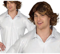 Camisa Disco Plateada para Hombre