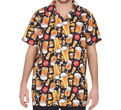 Camisa estampado de Cerveza adulto