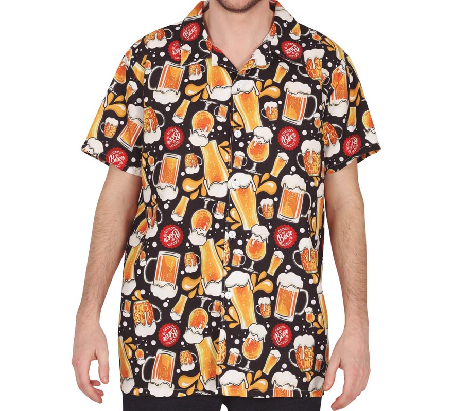 Camisa estampado de Cerveza adulto