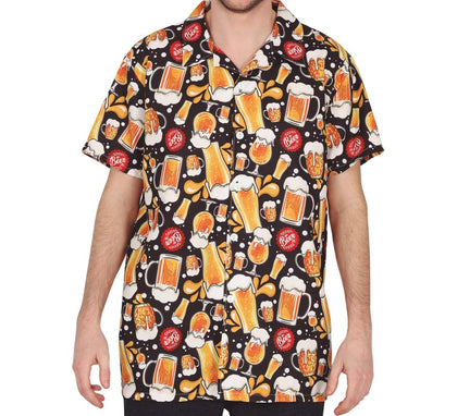 Camisa estampado de Cerveza adulto