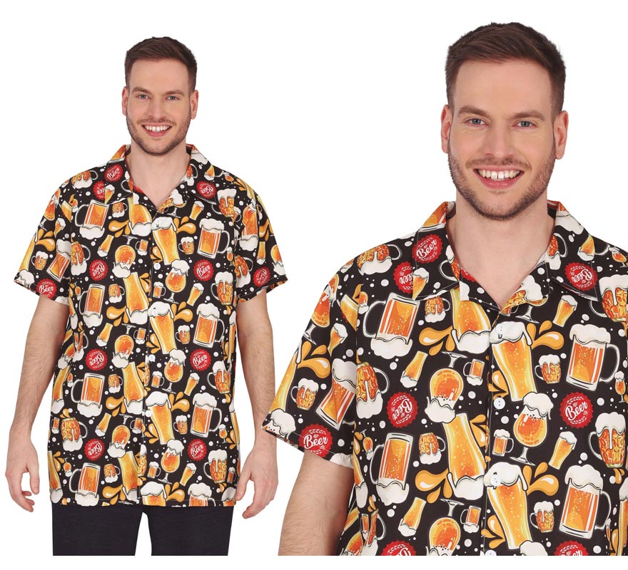 Camisa estampado de Cerveza adulto