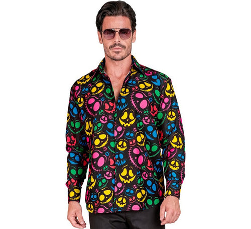 Camisa Fantasmas neón para hombre