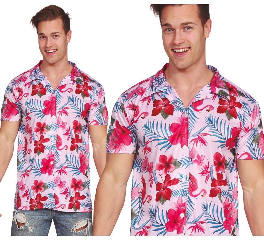 Translation missing: en.Camisa Hawaiana de Flamenco para hombre