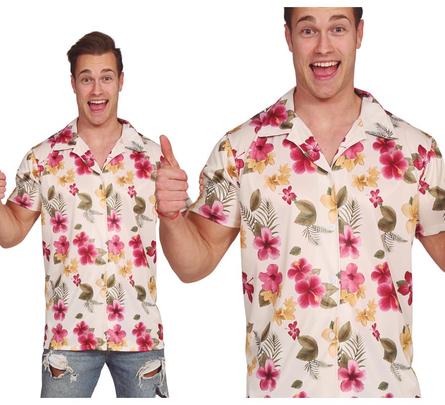 Camisa Hawaiana de Flores para hombre
