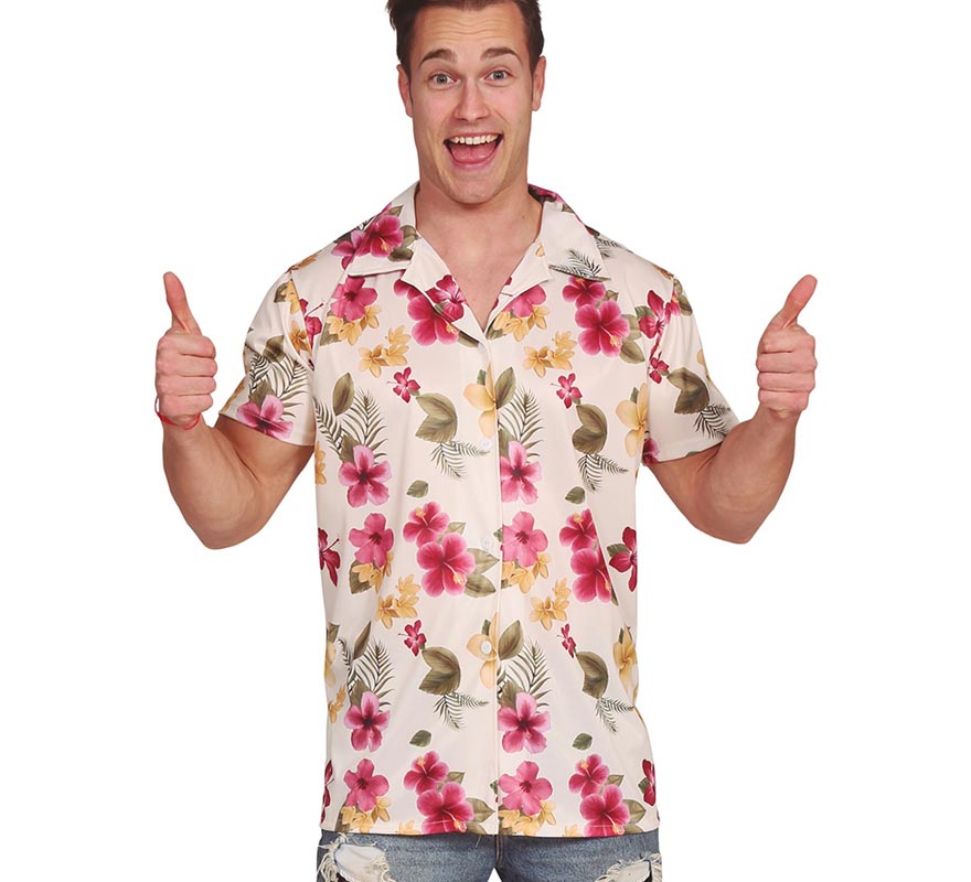 Camisa Hawaiana de Flores para hombre