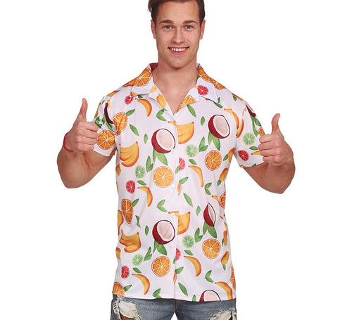 Camisa Hawaiana de Frutas para hombre