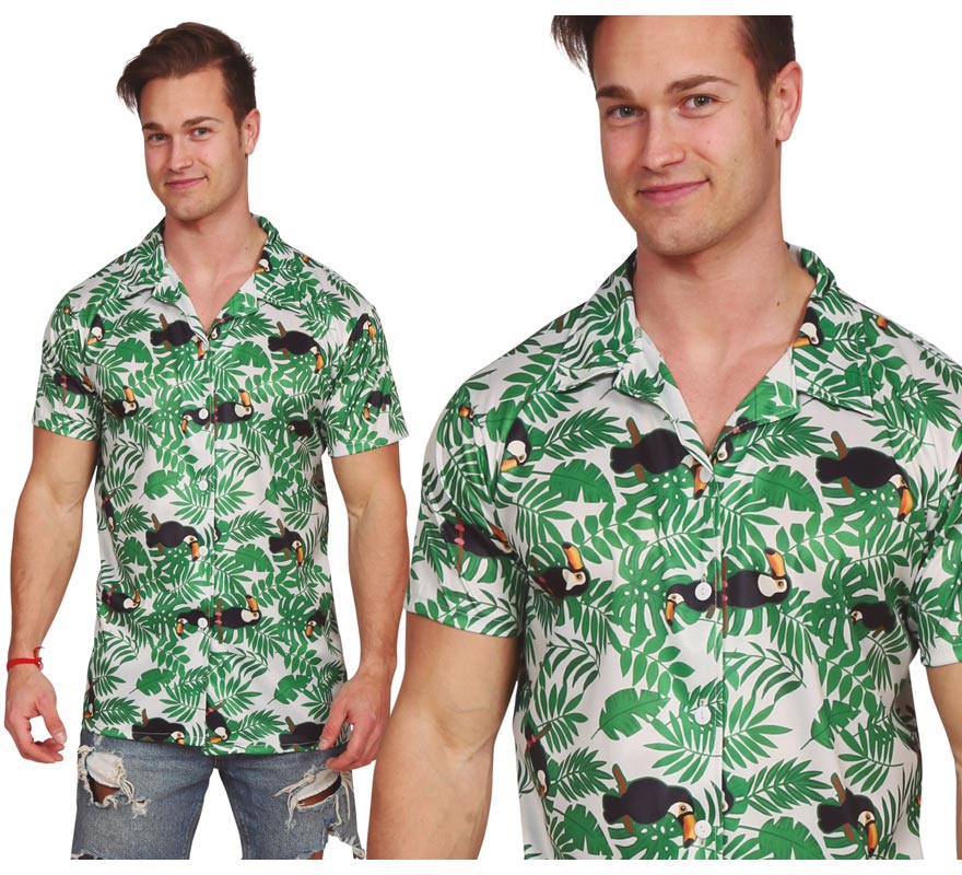 Translation missing: en.Camisa Hawaiana de Palmeras para hombre
