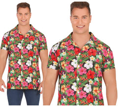 Hawaii shirt with adult flower print