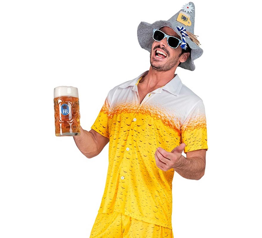 Camisa manga corta de Cerveza para hombre